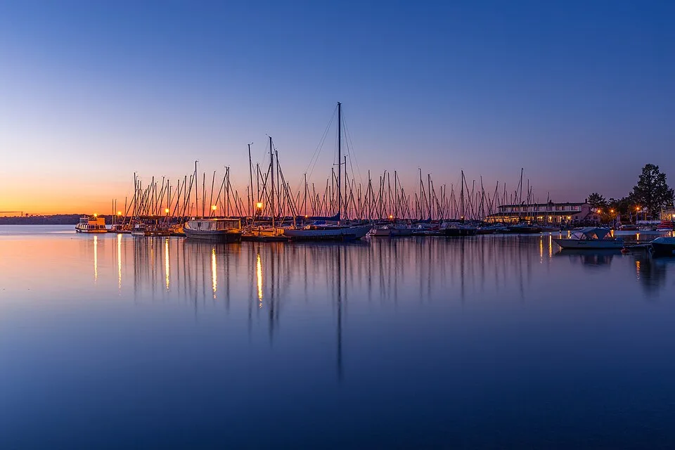 Lake Cospuden, saxony