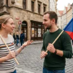 pole and czech talkich with each other